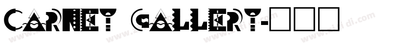 CARNEY GALLERY字体转换